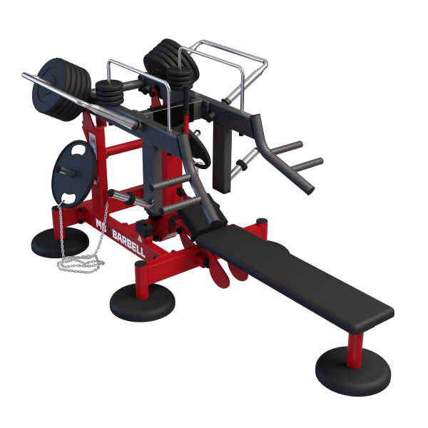 Жим от груди с легким стартом / Bench Press with Assisted Start MB Barbell