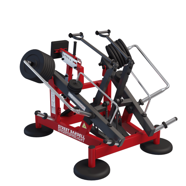 Тяга на себя с упором в грудь с изменяемой нагрузкой \ Seated Rowing with Chest Support MB Barbell
