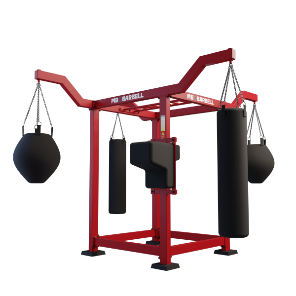 Уличный боксерский комплекс / Multi station punching bag stand MB Barbell